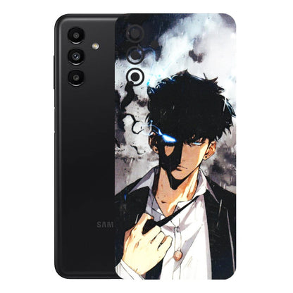 Samsung A/S Series Phone Skins (All Models) - Sung Jinwoo Manhwa Anime - 3D Embossed Finish (L-328) Samsung Galaxy A13 (5G)