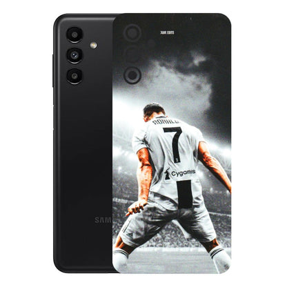 Samsung A/S Series Phone Skins (All Models) - Ronaldo CR7 Crazy - 3D Embossed Finish (L-44) Samsung Galaxy A13 (5G)