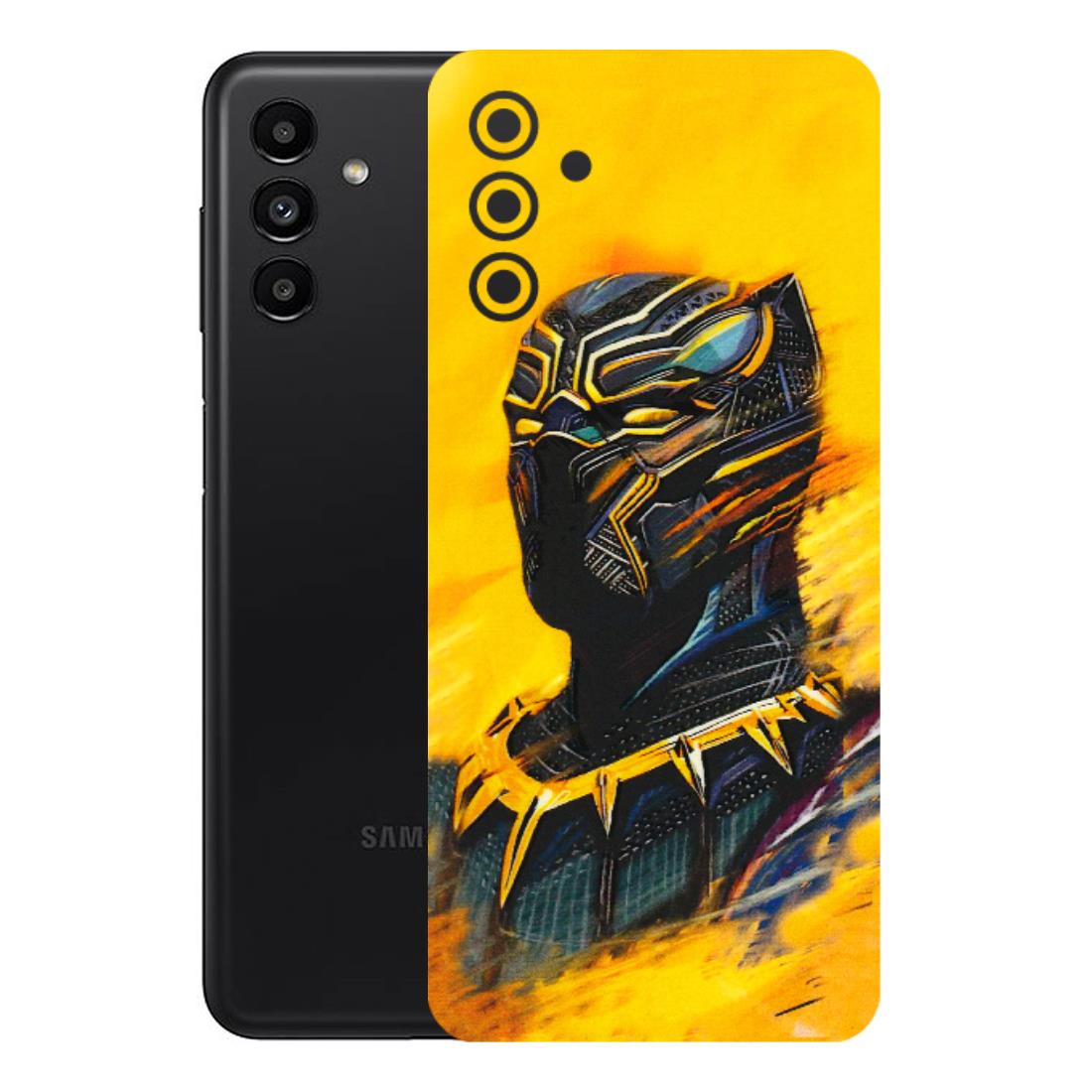 Samsung A/S Series Phone Skins (All Models) - Yellow Panther - 3D Embossed Finish (L-54) Samsung Galaxy A13 (5G)