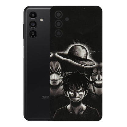 Samsung A/S Series Phone Skins (All Models) - Black Luffy Hat - 3D Embossed Finish (L-57) Samsung Galaxy A13 (5G)