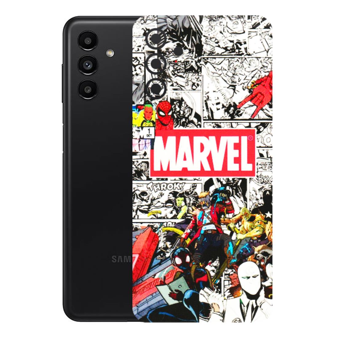Samsung A/S Series Phone Skins (All Models) - Marvel Colorful Comic - 3D Embossed Finish (L-64) Samsung Galaxy A13 (5G)