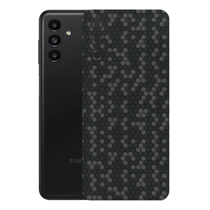 Samsung A/S Series Phone Skins (All Models) - Black Grey Honeycomb Sober - 3D Embossed Finish (L-85) Samsung Galaxy A13 (5G)