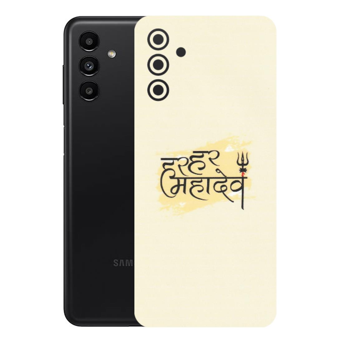 Samsung A/S Series Phone Skins (All Models) - Har Har Mahadev - Matte Finish (M-10) Samsung Galaxy A13 (5G)