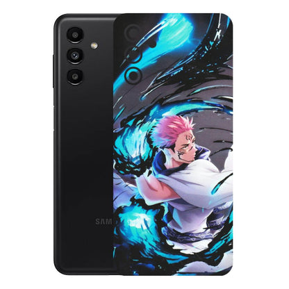 Samsung A/S Series Phone Skins (All Models) - New Jujutsu Kaisen Grey Blue Anime - Matte Finish (M-127) Samsung Galaxy A13 (5G)