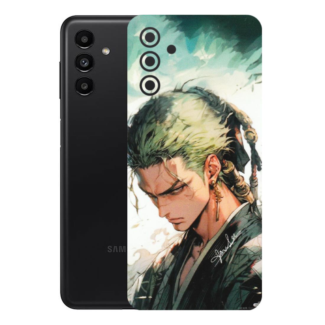 Samsung A/S Series Phone Skins (All Models) - New Roronoa Zoro One Picece Anime - Matte Finish (M-140) Samsung Galaxy A13 (5G)