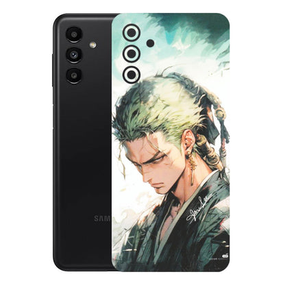 Samsung A/S Series Phone Skins (All Models) - Pirate Hunter One Piece Anime - Matte Finish (M-157) Samsung Galaxy A13 (5G)