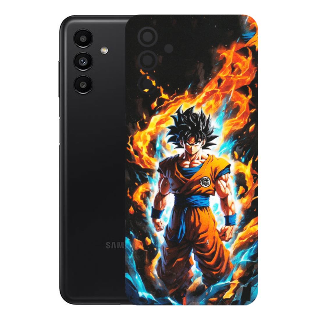 Samsung A/S Series Phone Skins (All Models) - Goku Transformation Anime - Matte Finish (M-159) Samsung Galaxy A13 (5G)