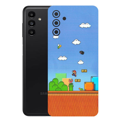 Samsung A/S Series Phone Skins (All Models) - Mario Game Scene - Matte Finish (M-24) Samsung Galaxy A13 (5G)