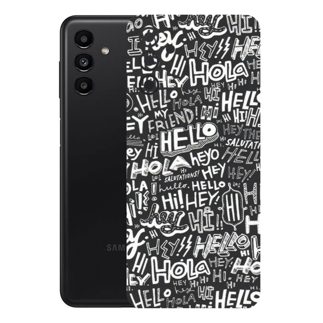 Samsung A/S Series Phone Skins (All Models) - Hi Hello Doodles - Matte Finish (M-25) Samsung Galaxy A13 (5G)