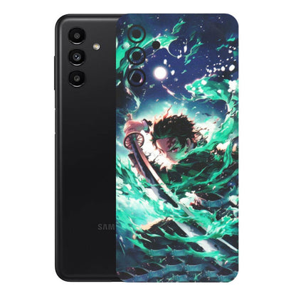 Samsung A/S Series Phone Skins (All Models) - Sword Fighter Anime - Matte Finish (M-29) Samsung Galaxy A13 (5G)