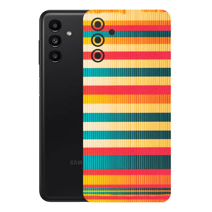 Samsung A/S Series Phone Skins (All Models) - Colourful Stripes Soothing Effect - Matte Finish (M-86) Samsung Galaxy A13 (5G)