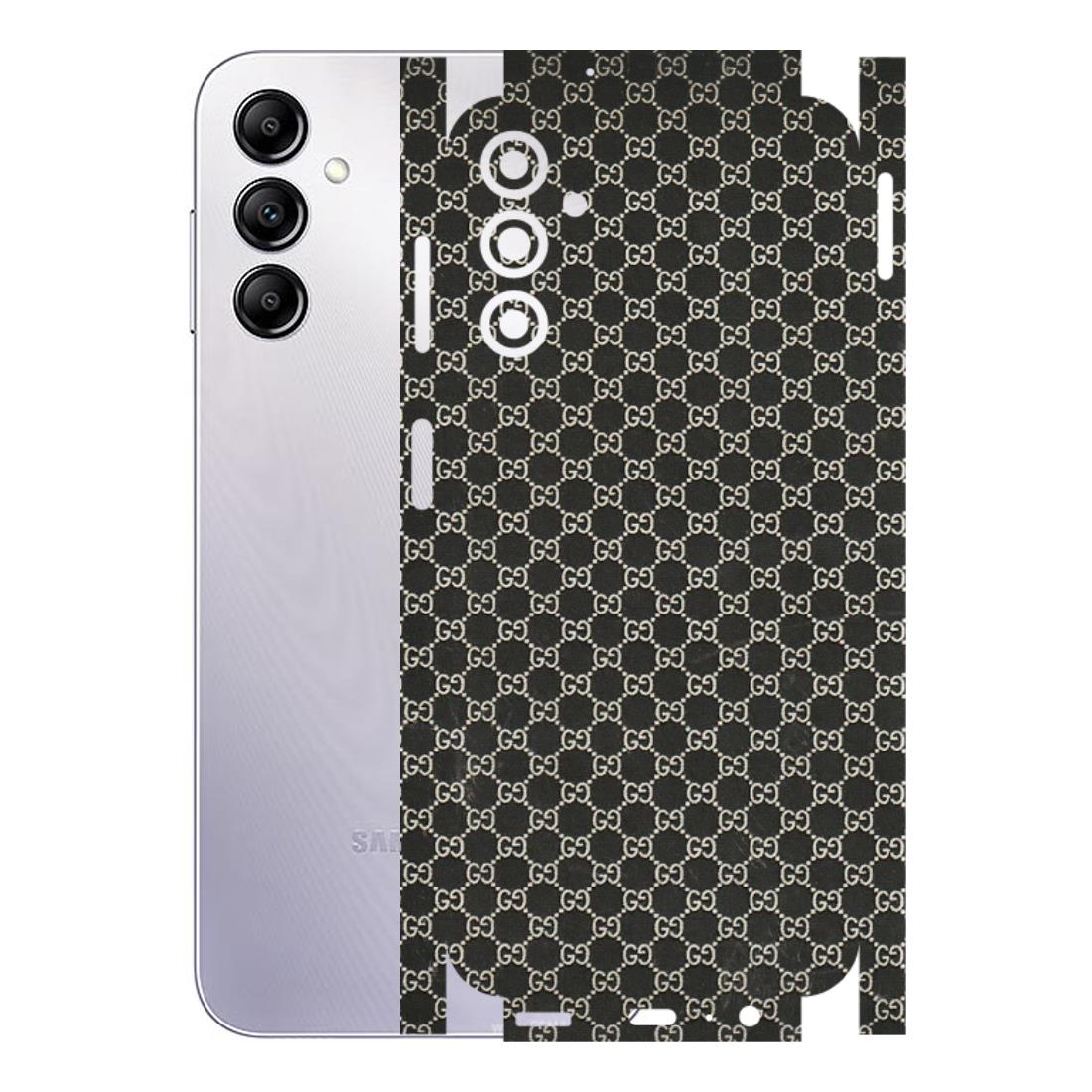 Samsung A/S Series Phone Skins (All Models) - Black G Print - 3D Embossed Finish (L-109) Samsung Galaxy A14 (5G)