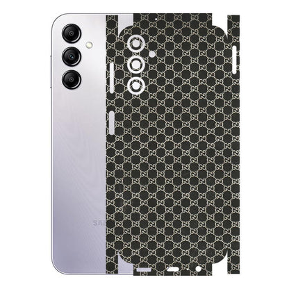Samsung A/S Series Phone Skins (All Models) - Black G Print - 3D Embossed Finish (L-109) Samsung Galaxy A14 (5G)