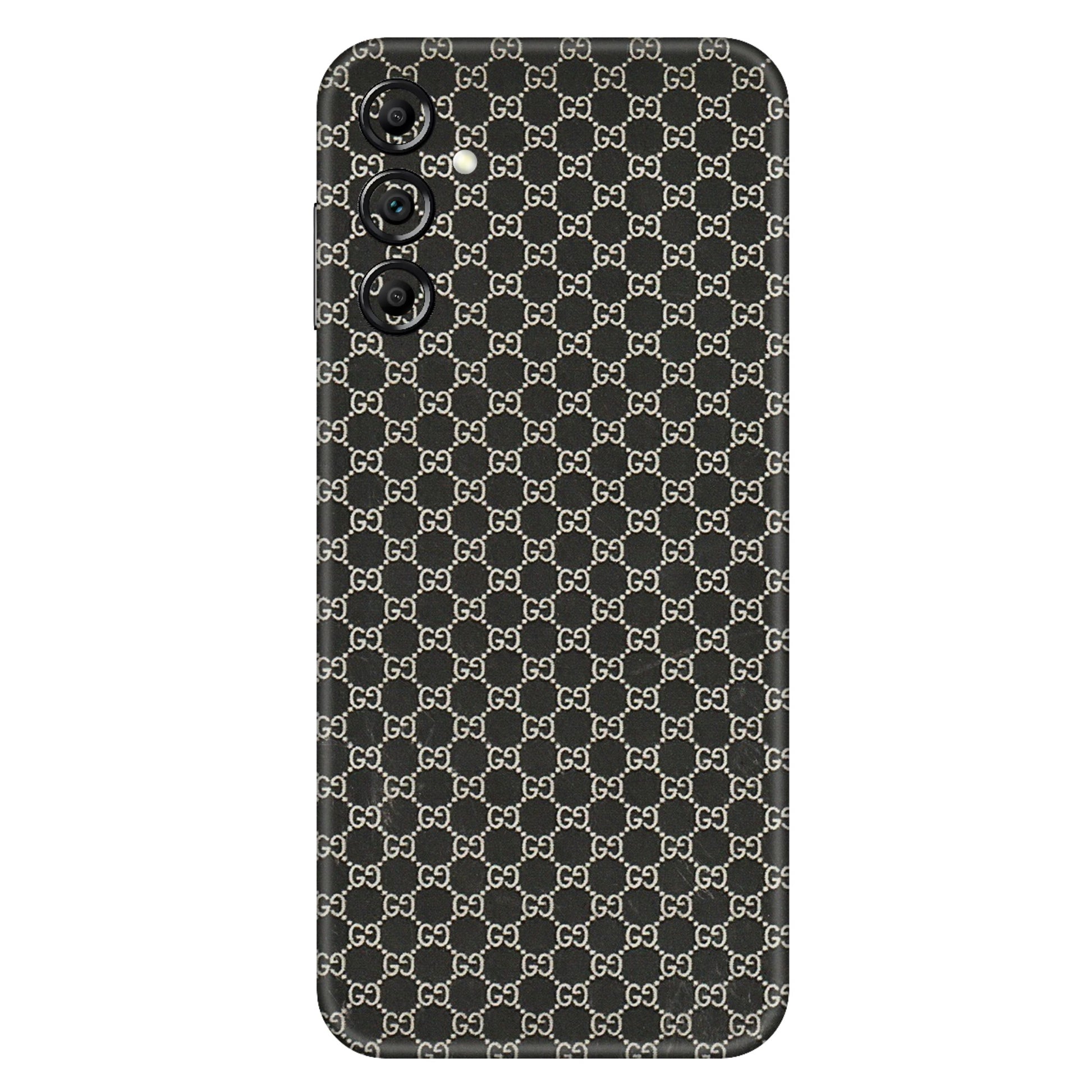 Samsung A/S Series Phone Skins (All Models) - Black G Print - 3D Embossed Finish (L-109) Samsung Galaxy A14 (5G)