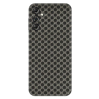 Samsung A/S Series Phone Skins (All Models) - Black G Print - 3D Embossed Finish (L-109) Samsung Galaxy A14 (5G)