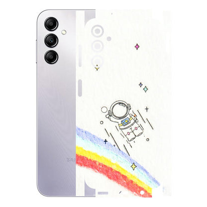 Samsung A/S Series Phone Skins (All Models) - Milkyway Astronaut - 3D Embossed Finish (L-110) Samsung Galaxy A14 (5G)
