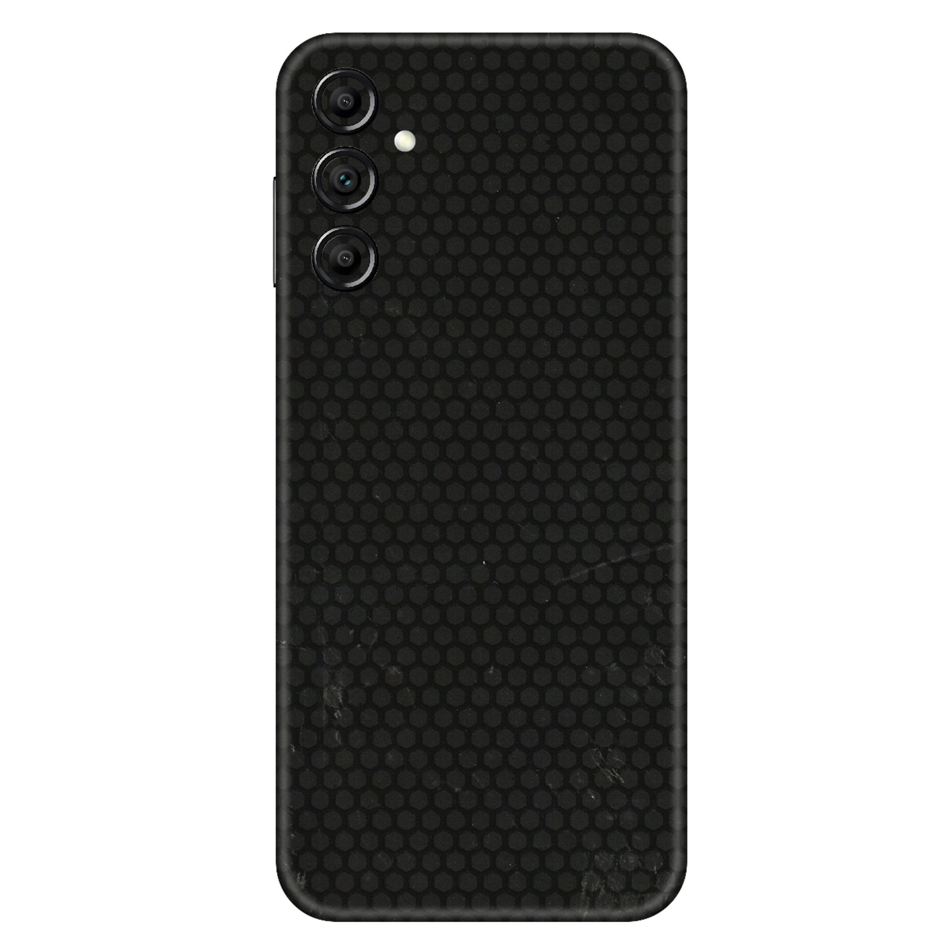 Samsung A/S Series Phone Skins (All Models) - Black honeycomb - 3D Embossed Finish (L-114) Samsung Galaxy A14 (5G)