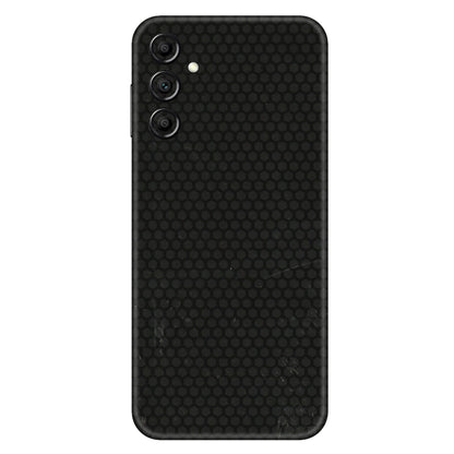 Samsung A/S Series Phone Skins (All Models) - Black honeycomb - 3D Embossed Finish (L-114) Samsung Galaxy A14 (5G)