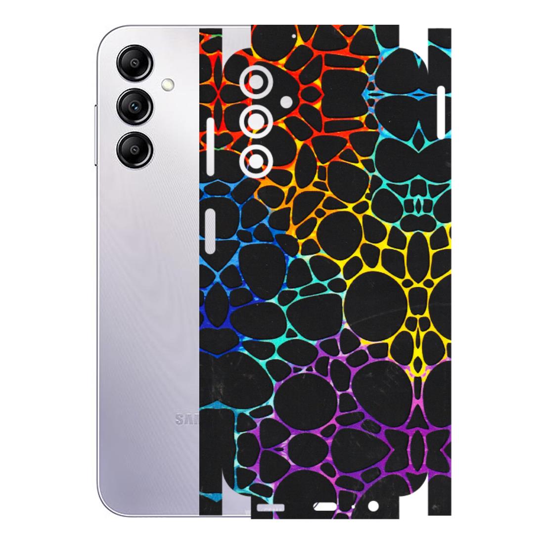 Samsung A/S Series Phone Skins (All Models) - Abstract Art MultiColour - 3D Embossed Finish (L-133) Samsung Galaxy A14 (5G)