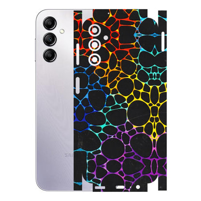 Samsung A/S Series Phone Skins (All Models) - Abstract Art MultiColour - 3D Embossed Finish (L-133) Samsung Galaxy A14 (5G)