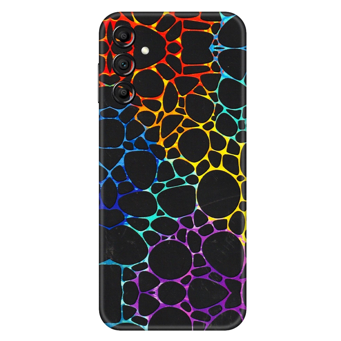Samsung A/S Series Phone Skins (All Models) - Abstract Art MultiColour - 3D Embossed Finish (L-133) Samsung Galaxy A14 (5G)