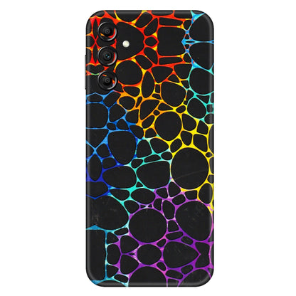 Samsung A/S Series Phone Skins (All Models) - Abstract Art MultiColour - 3D Embossed Finish (L-133) Samsung Galaxy A14 (5G)