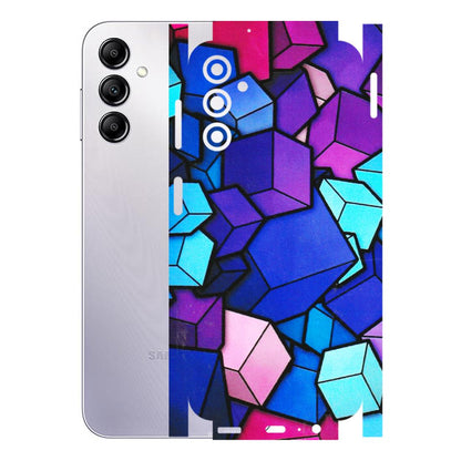 Samsung A/S Series Phone Skins (All Models) - Cube Doodle - 3D Embossed Finish (L-141) Samsung Galaxy A14 (5G)
