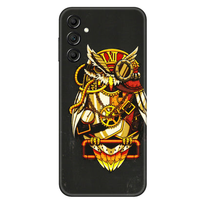 Samsung A/S Series Phone Skins (All Models) - Classy Smart Owl - 3D Embossed Finish (L-144) Samsung Galaxy A14 (5G)