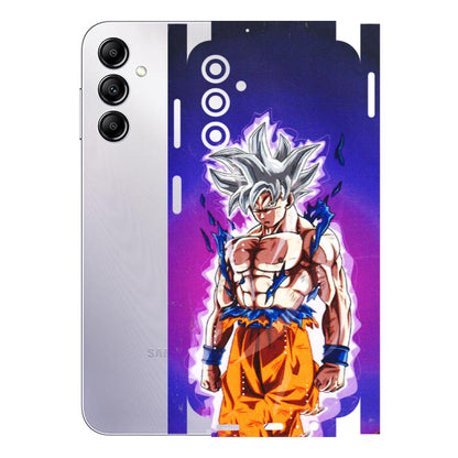 Samsung A/S Series Phone Skins (All Models) - Goku Purple Anime - 3D Embossed Finish (L-147) Samsung Galaxy A14 (5G)