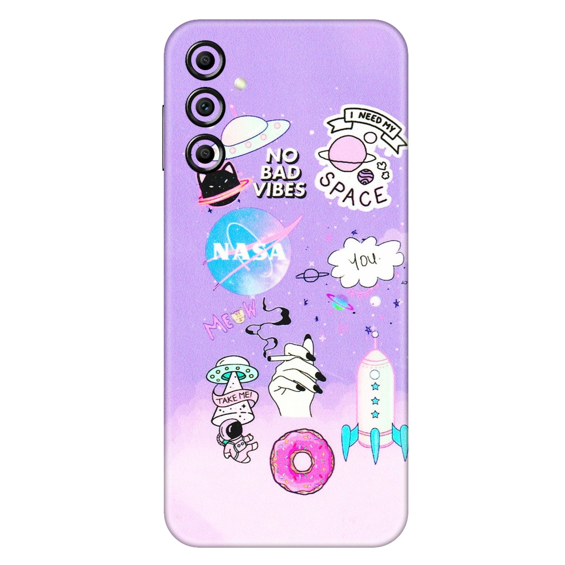 Samsung A/S Series Phone Skins (All Models) - I Need My Nasa Skin - 3D Embossed Finish (L-149) Samsung Galaxy A14 (5G)