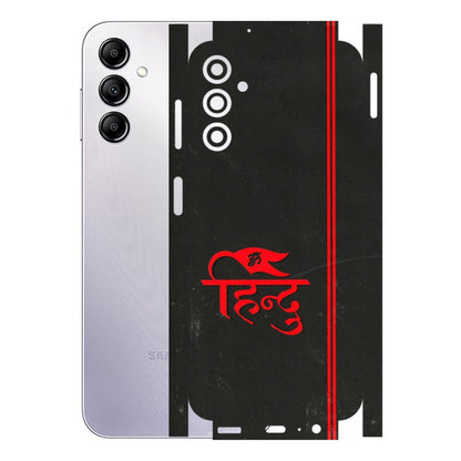 Samsung A/S Series Phone Skins (All Models) - Hindu Black - 3D Embossed Finish (L-153) Samsung Galaxy A14 (5G)