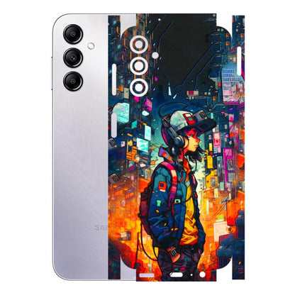 Samsung A/S Series Phone Skins (All Models) - Street Anime Guy - 3D Embossed Finish (L-158) Samsung Galaxy A14 (5G)