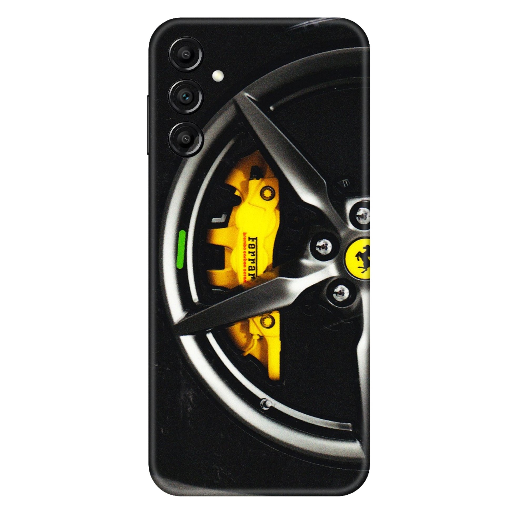 Samsung A/S Series Phone Skins (All Models) - Ferrari Wheel Alloy - 3D Embossed Finish (L-173) Samsung Galaxy A14 (5G)