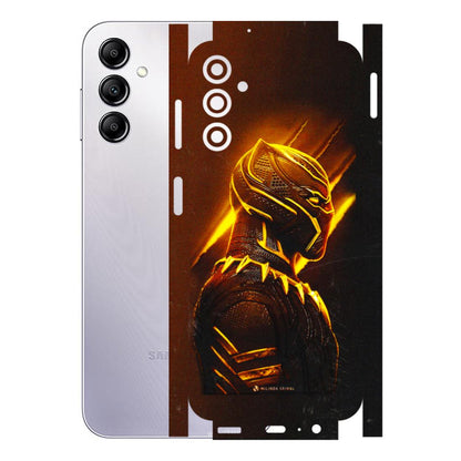 Samsung A/S Series Phone Skins (All Models) - Gold Black Panther - 3D Embossed Finish (L-181) Samsung Galaxy A14 (5G)