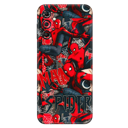 Samsung A/S Series Phone Skins (All Models) - SpiderMan Cool - 3D Embossed Finish (L-188) Samsung Galaxy A14 (5G)