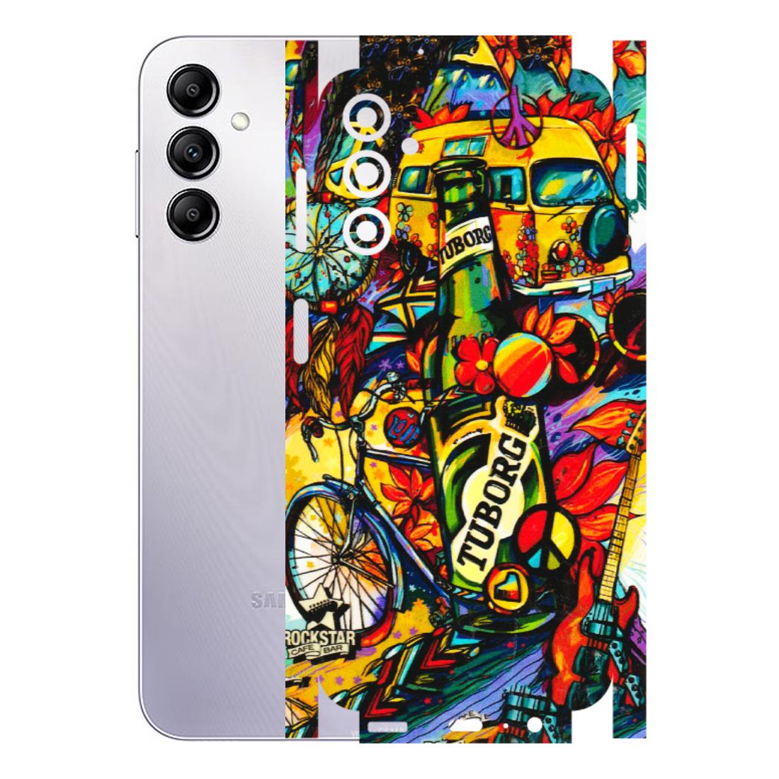 Samsung A/S Series Phone Skins (All Models) - Cool Beer Bottle - 3D Embossed Finish (L-193) Samsung Galaxy A14 (5G)