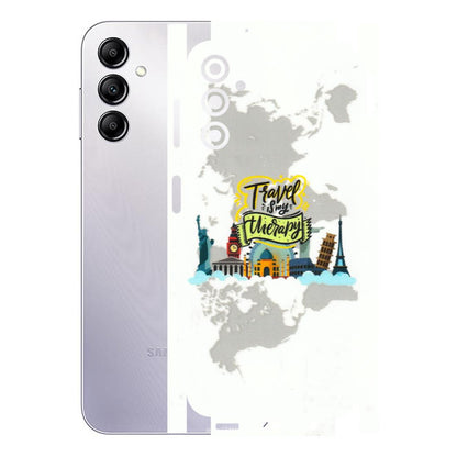 Samsung A/S Series Phone Skins (All Models) - Travel Therapy - 3D Embossed Finish (L-199) Samsung Galaxy A14 (5G)