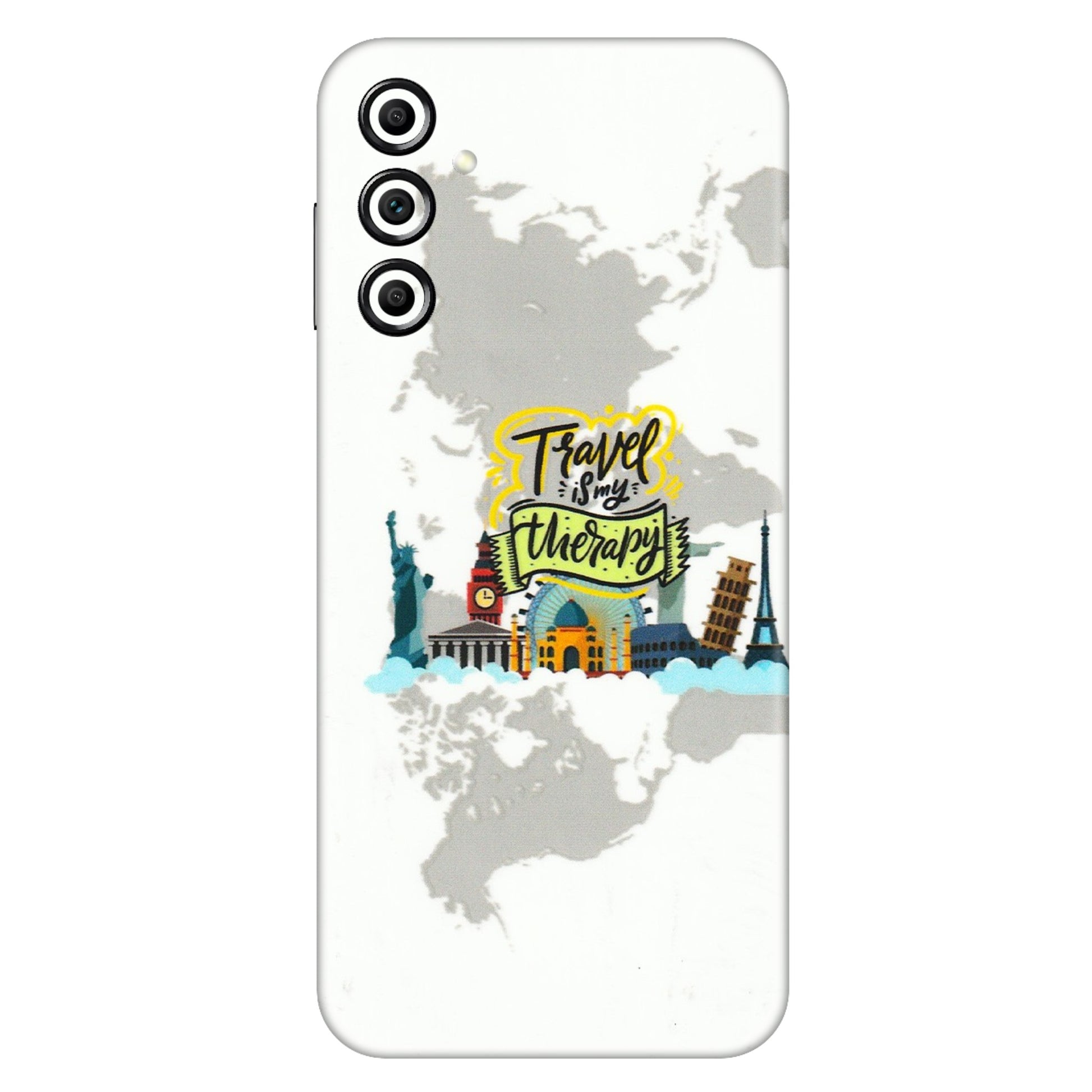 Samsung A/S Series Phone Skins (All Models) - Travel Therapy - 3D Embossed Finish (L-199) Samsung Galaxy A14 (5G)