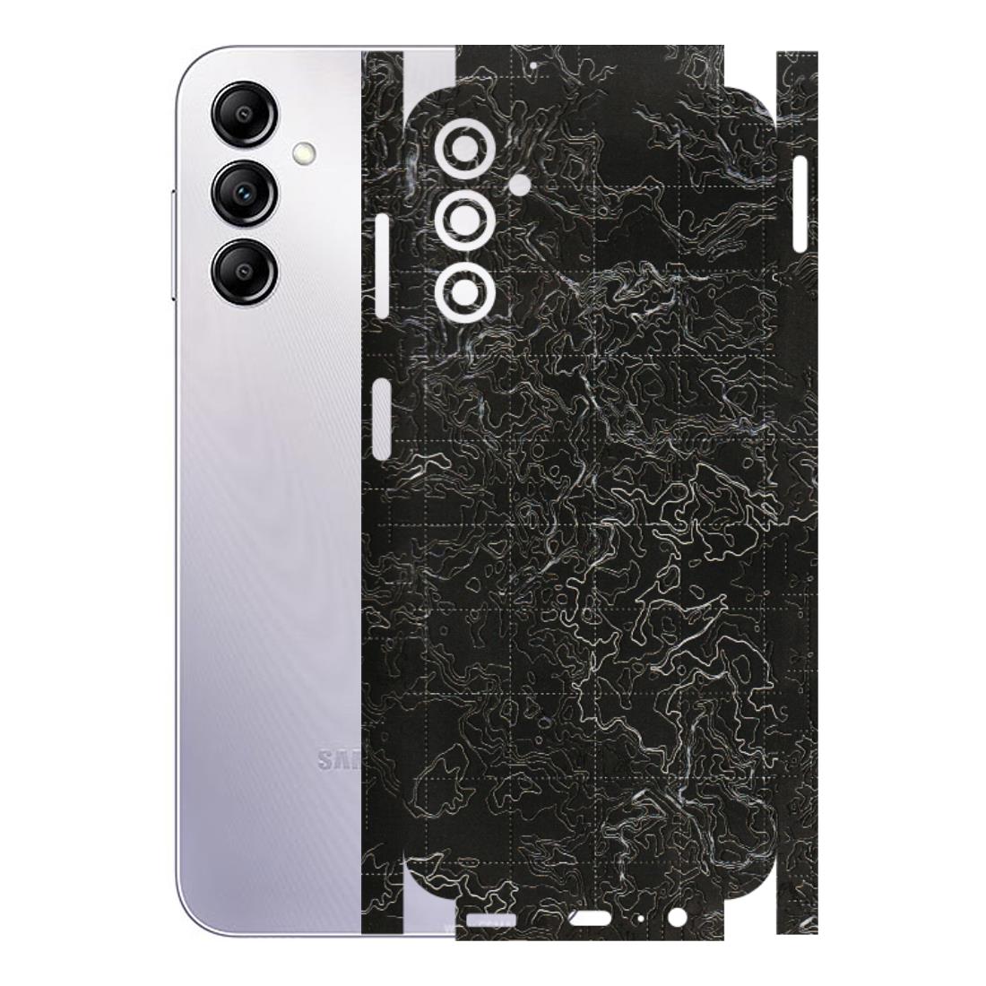 Samsung A/S Series Phone Skins (All Models) - Black map Texture - 3D Embossed Finish (L-201) Samsung Galaxy A14 (5G)