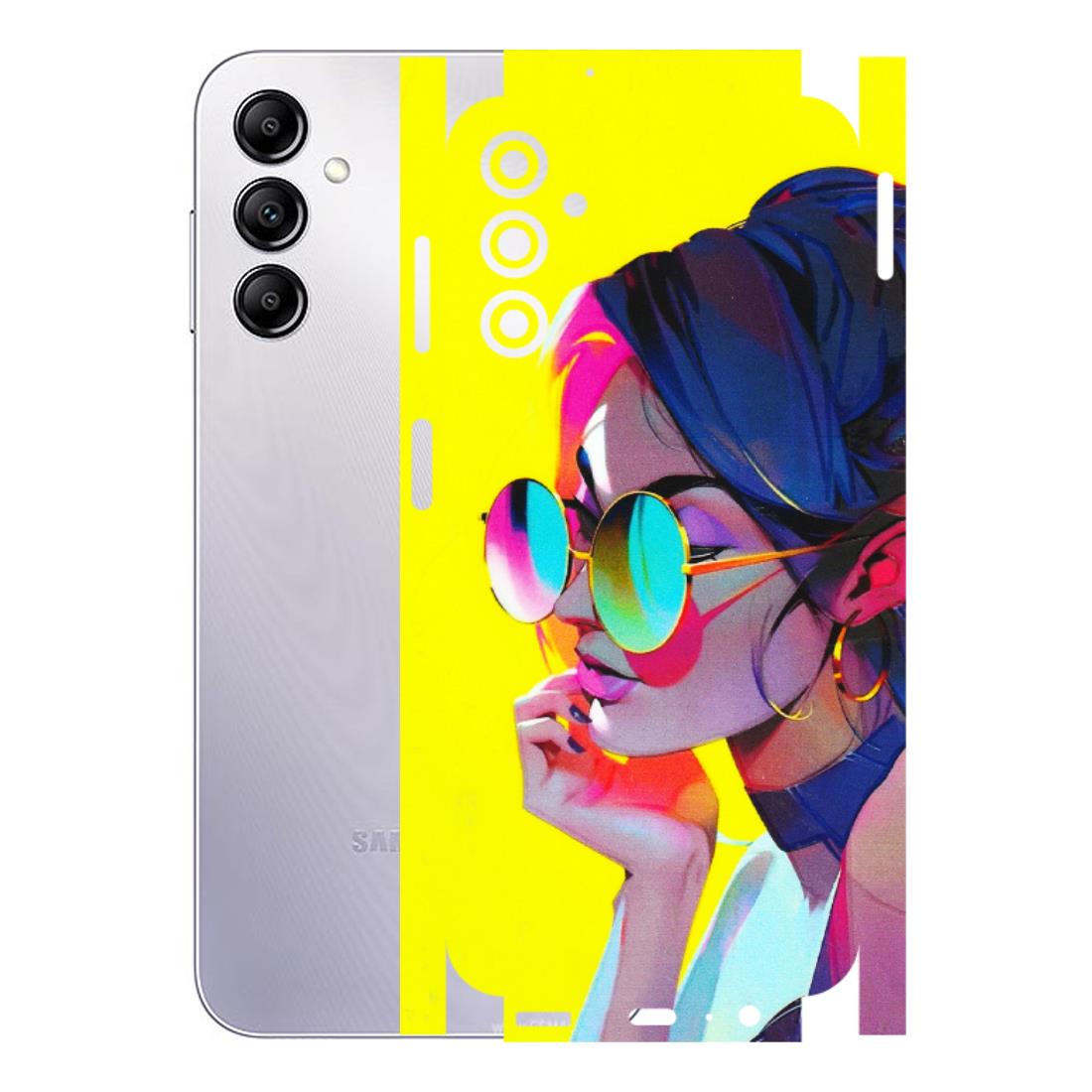 Samsung A/S Series Phone Skins (All Models) - Bold Stylish Girl - 3D Embossed Finish (L-222) Samsung Galaxy A14 (5G)