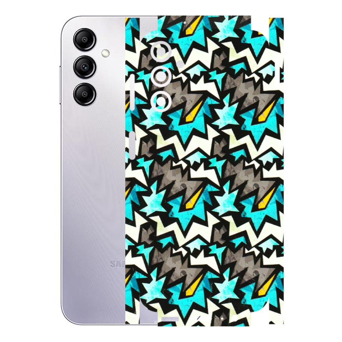 Samsung A/S Series Phone Skins (All Models) - Funky Zig Zag - 3D Embossed Finish (L-223) Samsung Galaxy A14 (5G)