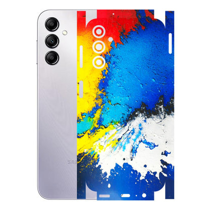 Samsung A/S Series Phone Skins (All Models) - Acrylic Paint Spill - 3D Embossed Finish (L-229) Samsung Galaxy A14 (5G)