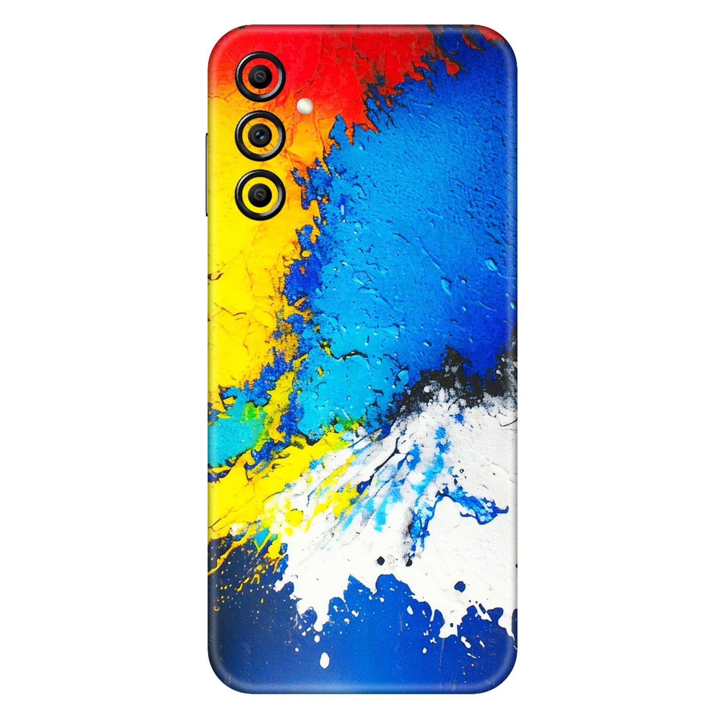 Samsung A/S Series Phone Skins (All Models) - Acrylic Paint Spill - 3D Embossed Finish (L-229) Samsung Galaxy A14 (5G)
