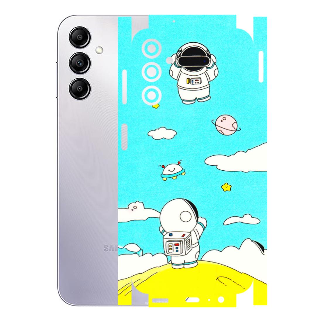 Samsung A/S Series Phone Skins (All Models) - Blue Skies Astro Float - 3D Embossed Finish (L-230) Samsung Galaxy A14 (5G)