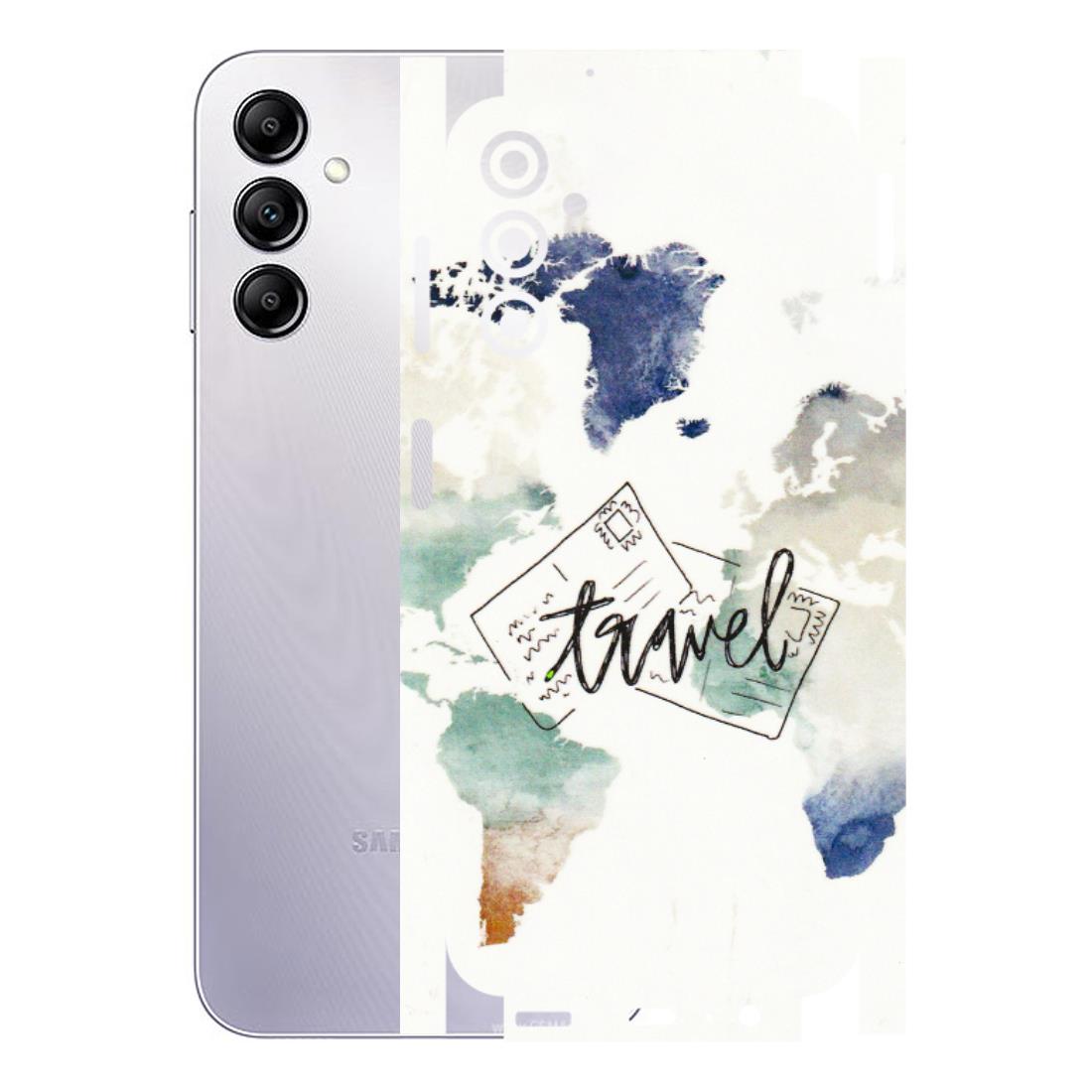 Samsung A/S Series Phone Skins (All Models) - Travel The World - 3D Embossed Finish (L-232) Samsung Galaxy A14 (5G)
