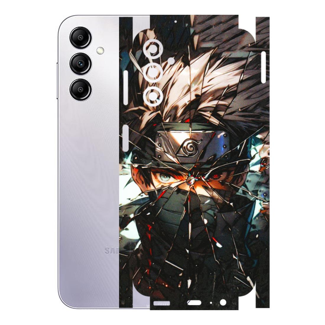 Samsung A/S Series Phone Skins (All Models) - Kakashi Shattered Glass Effect - 3D Embossed Finish (L-237) Samsung Galaxy A14 (5G)