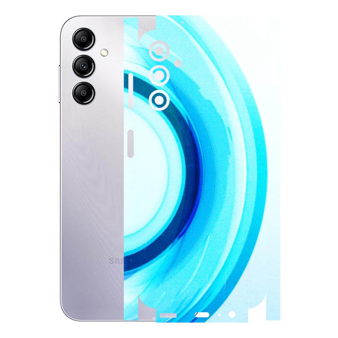 Samsung A/S Series Phone Skins (All Models) - The Blue Curve - 3D Embossed Finish (L-244) Samsung Galaxy A14 (5G)
