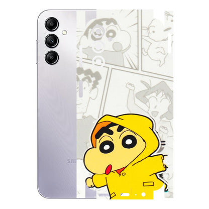 Samsung A/S Series Phone Skins (All Models) - Yellow Shinchan Comic - 3D Embossed Finish (L-246) Samsung Galaxy A14 (5G)