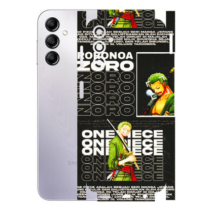 Samsung A/S Series Phone Skins (All Models) - One Piece Zoro - 3D Embossed Finish (L-250) Samsung Galaxy A14 (5G)