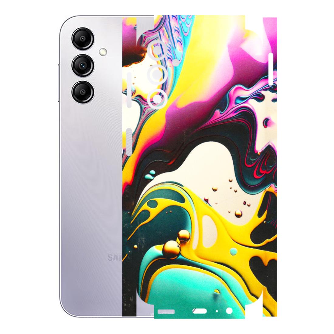 Samsung A/S Series Phone Skins (All Models) - Multicolor Abstract pattern - 3D Embossed Finish (L-254) Samsung Galaxy A14 (5G)